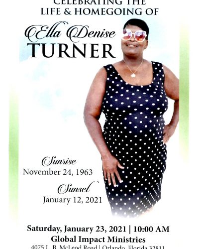Mrs. Ella Denise Turner
