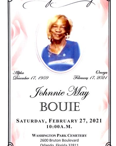 Mrs. Johnny May Bouie